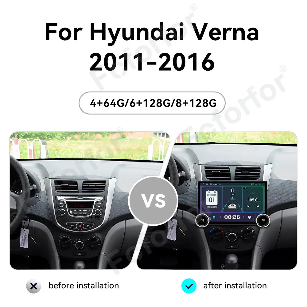 Smart Car Navigation Unit 11.5 Inch Android 15 HD Touch Crystal Clear Display GPS Stereo C