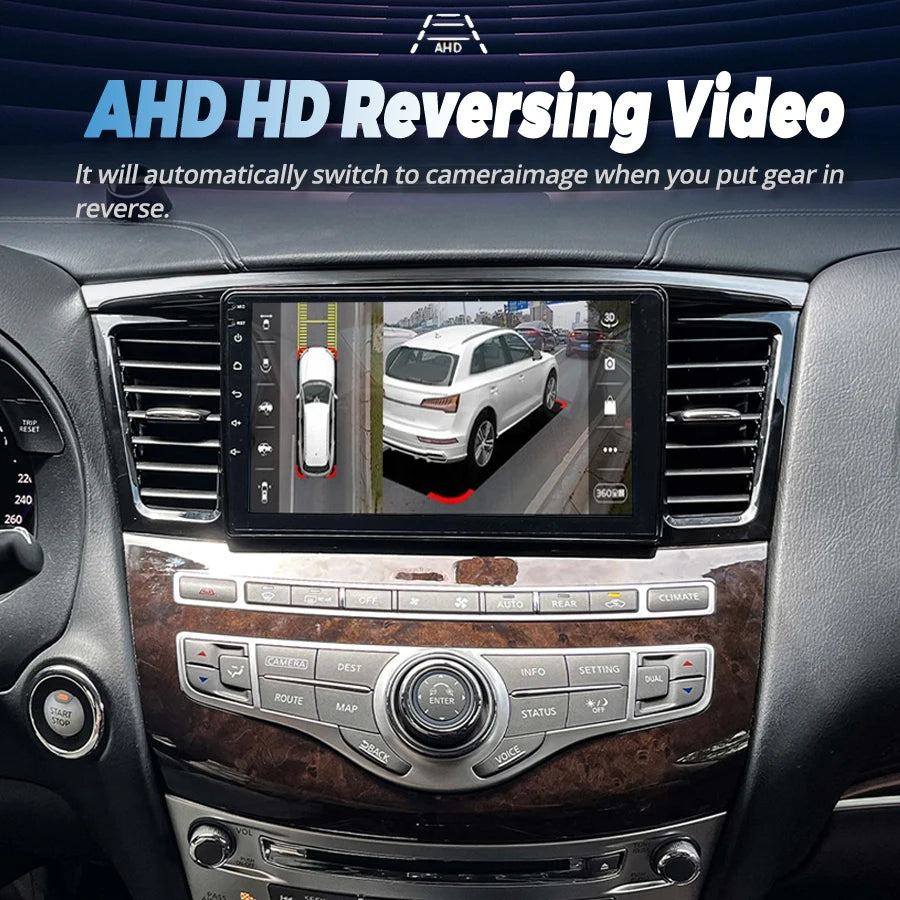 9inch For Infiniti QX60 JX35 2011-2019 Android Auto CarPlay GPS Navigation Stereo Video Ca