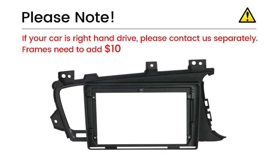 9 Inch Car Frame Fascia Adapter for KIA K5 Optima 2011 - 2015 Android 2din Radio Installat | AUTOKITSHOP