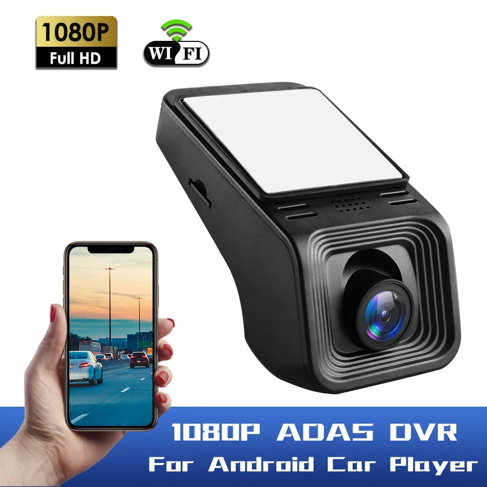 OSSURET For Android Multimedia Player ADAS GPS Camera Car DVR HD 1080P USB Front Camera Di