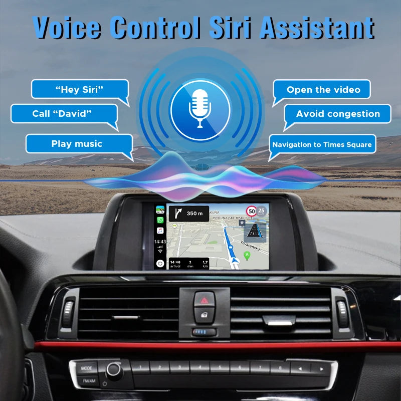 Wireless CarPlay & Android Auto Retrofi For BMW 1 2 F20 F21 F22 F23 F45 2012-2020 NBT EVO
