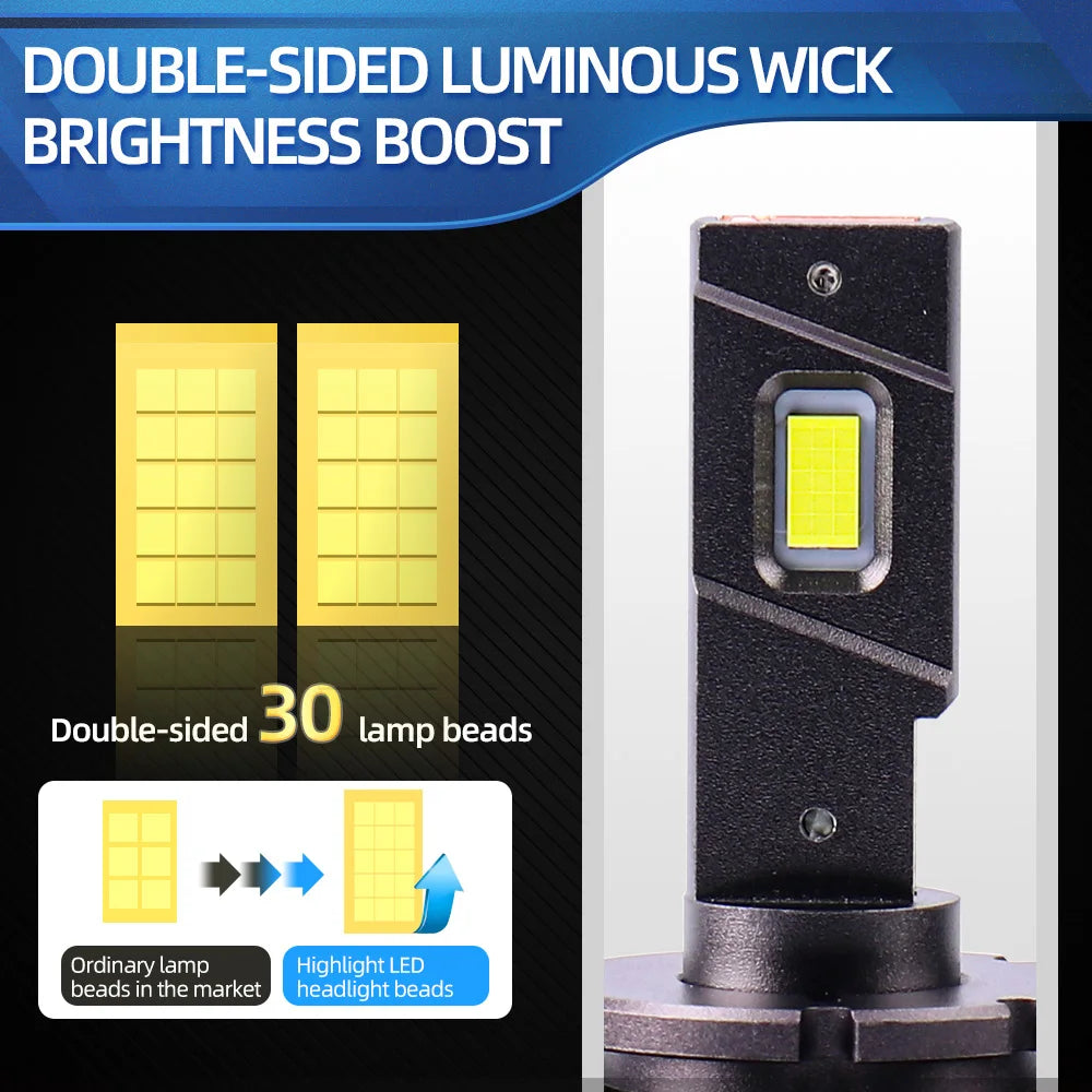 Car Light D3S Led Headlight 30000LM 6000K CSP Chip High Low Beam Bulbs For Land Rover Disc