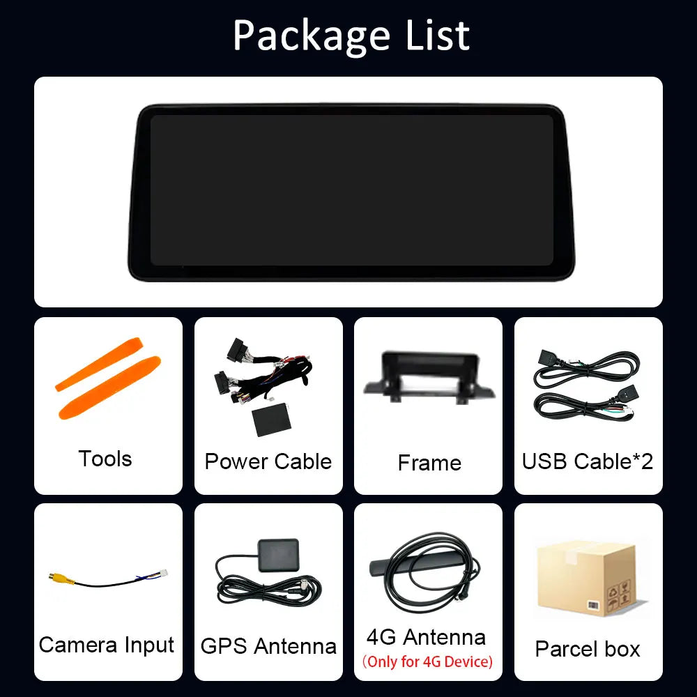 Navi GPS Android 16 for BMW X3 G01 X4 G02 2018 - 2022 EVO System Wireless Carplay Car Radi
