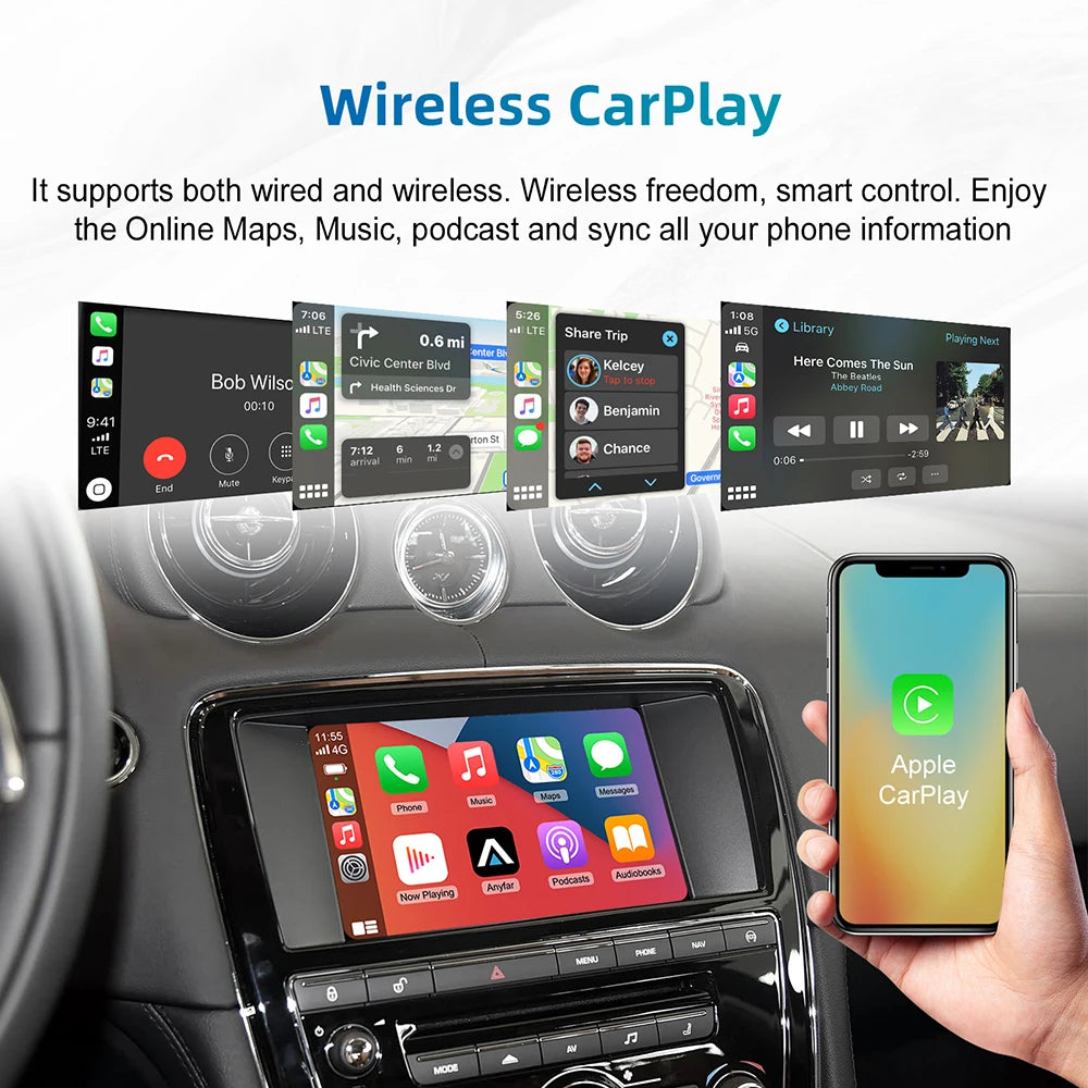 For Wireless Carplay For Land Rover/Jaguar/Range Rover/Evoque/Discovery Android Auto Ai Bo
