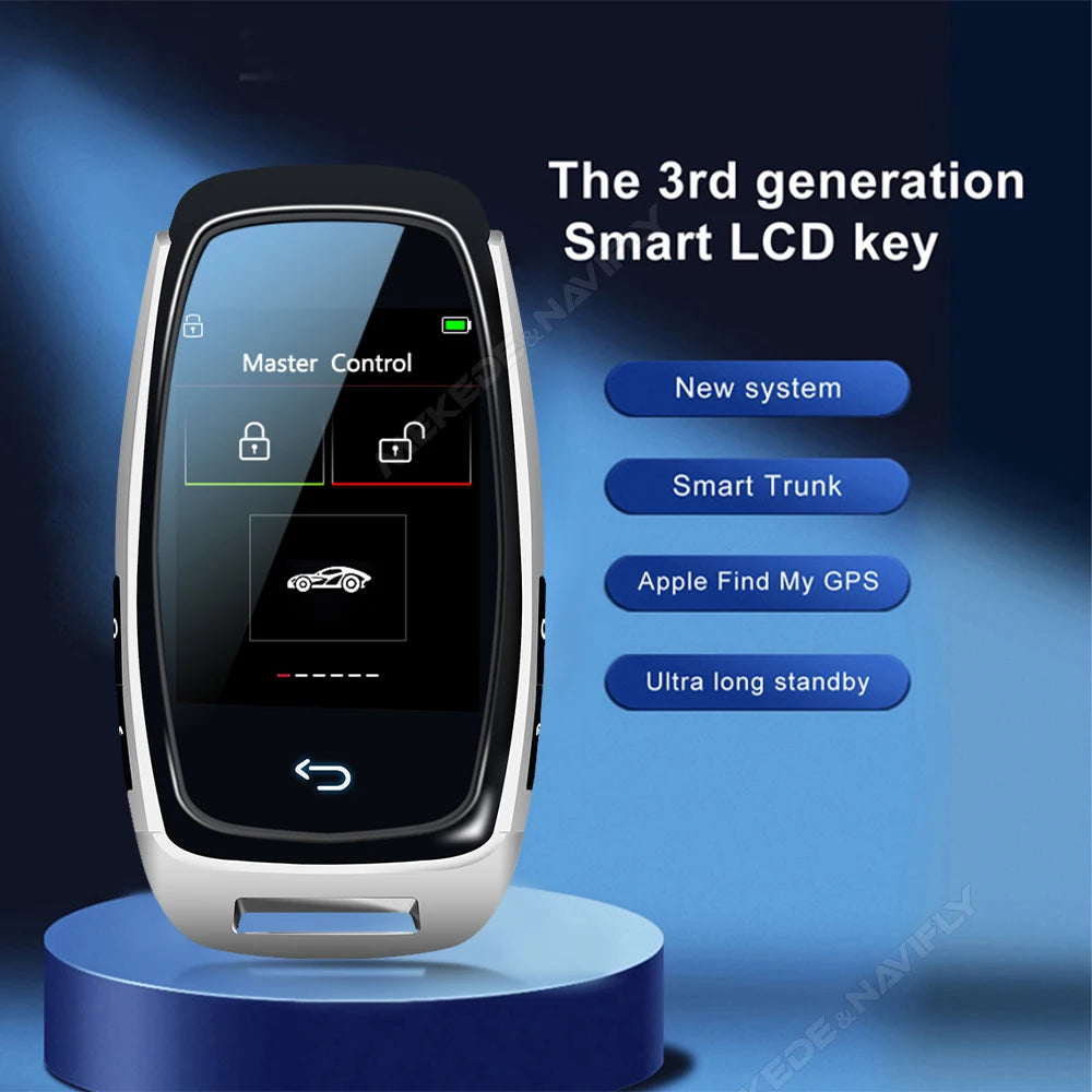 CF920 IPS NEW Car Universal LCD Key Remote Display Smart High-end Fashion Auto Lock Keyles