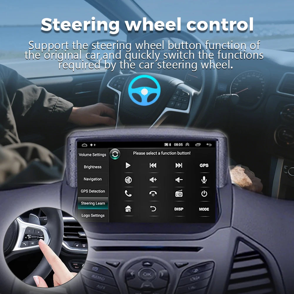 Android 16 Carplay Auto Car Radio For Ford EcoSport Eco Sport 2014 2015 2016 2017 2018 GPS