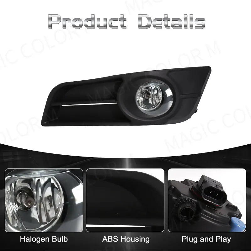 For Toyota Corolla 2004 2005 2006 European Version Fog Lamp DRL Daytime Running Lights Cov | AUTOKITSHOP