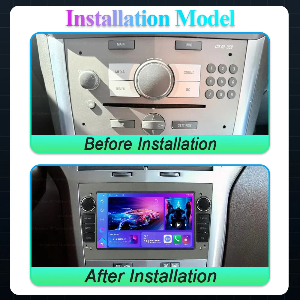 7-inch Android 16 For Opel Astra H J 2004 Vectra Vauxhall Octa Core Car Stereo Mirrorlink  | AUTOKITSHOP
