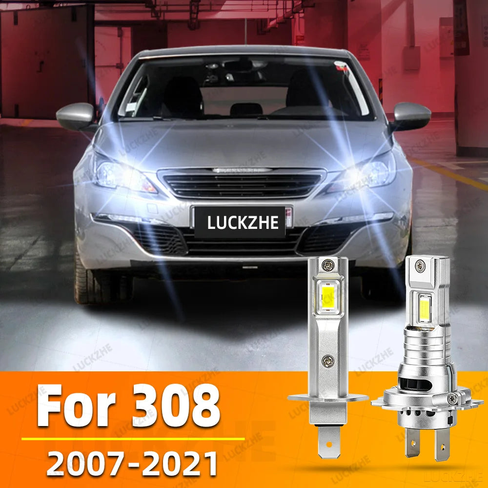 2-Piece LED Interior Light Kit for Peugeot 308 2007-2021 - Canbus Dome Map Door Trunk Bulbs | AUTOKITSHOP