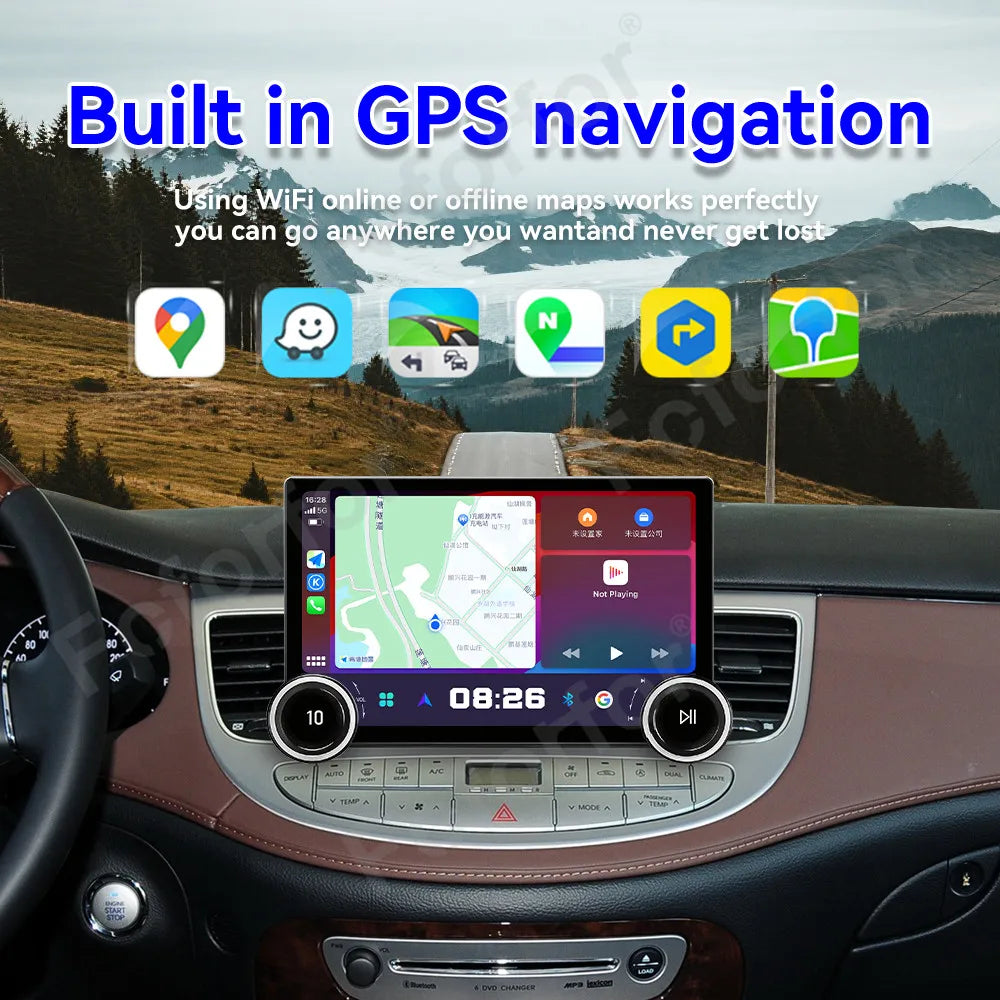 Smart Display Android 15 HD Touch GPS Multimedia Player 11.5 Inch Wireless CarPlay Android