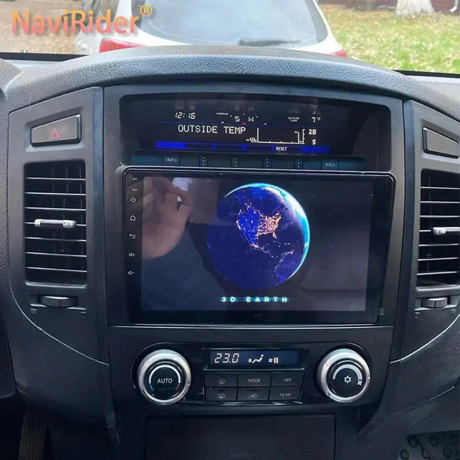 Car Radio For Mitsubishi Pajero 2009 V88 V80 V90 2006-2014 8GB+128GB AI Voice CarPlay GPS