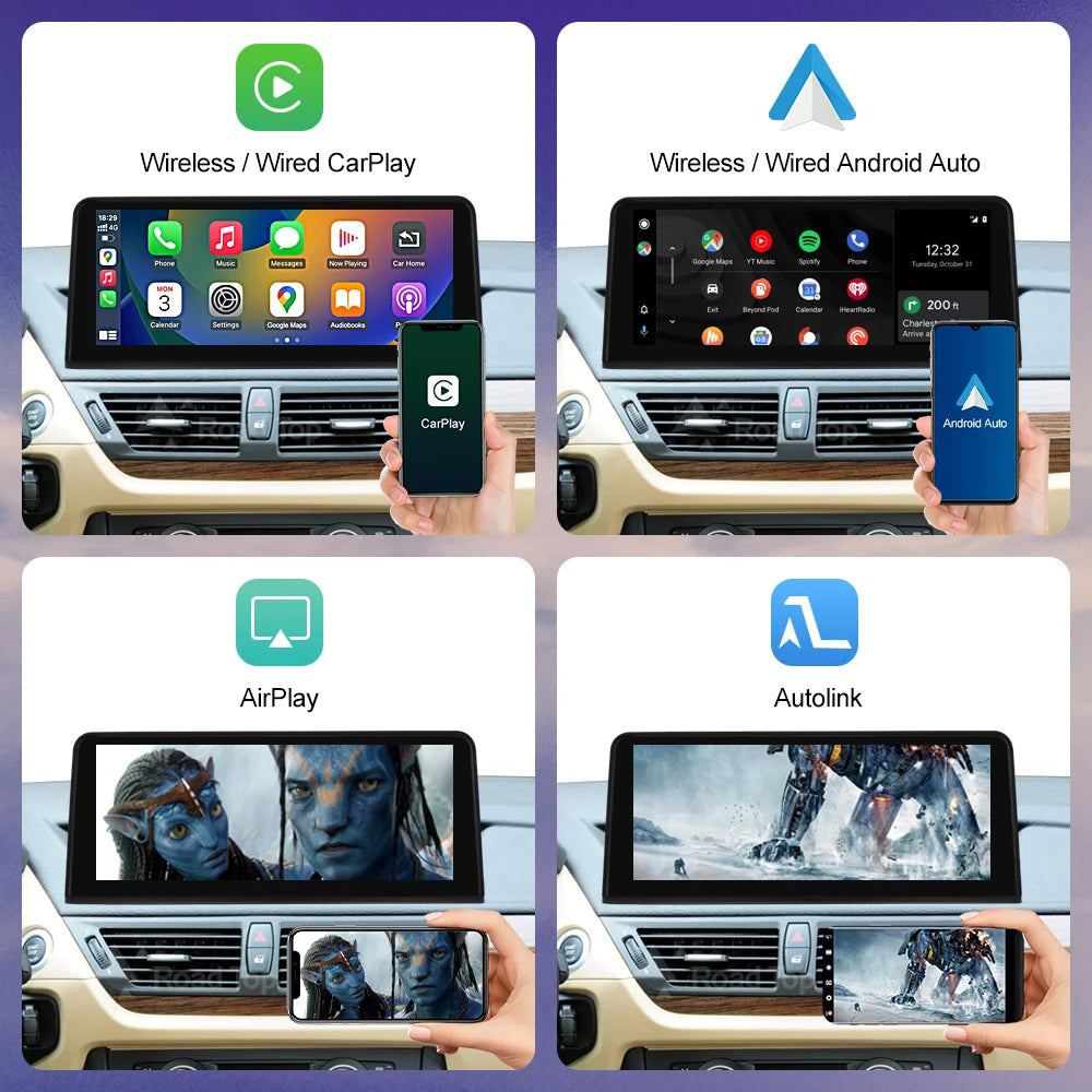 Road Top Linux Car Multimedia Touch Screen Radio For BMW X1 E84 2009-2015 Head Unit Suppor | AUTOKITSHOP
