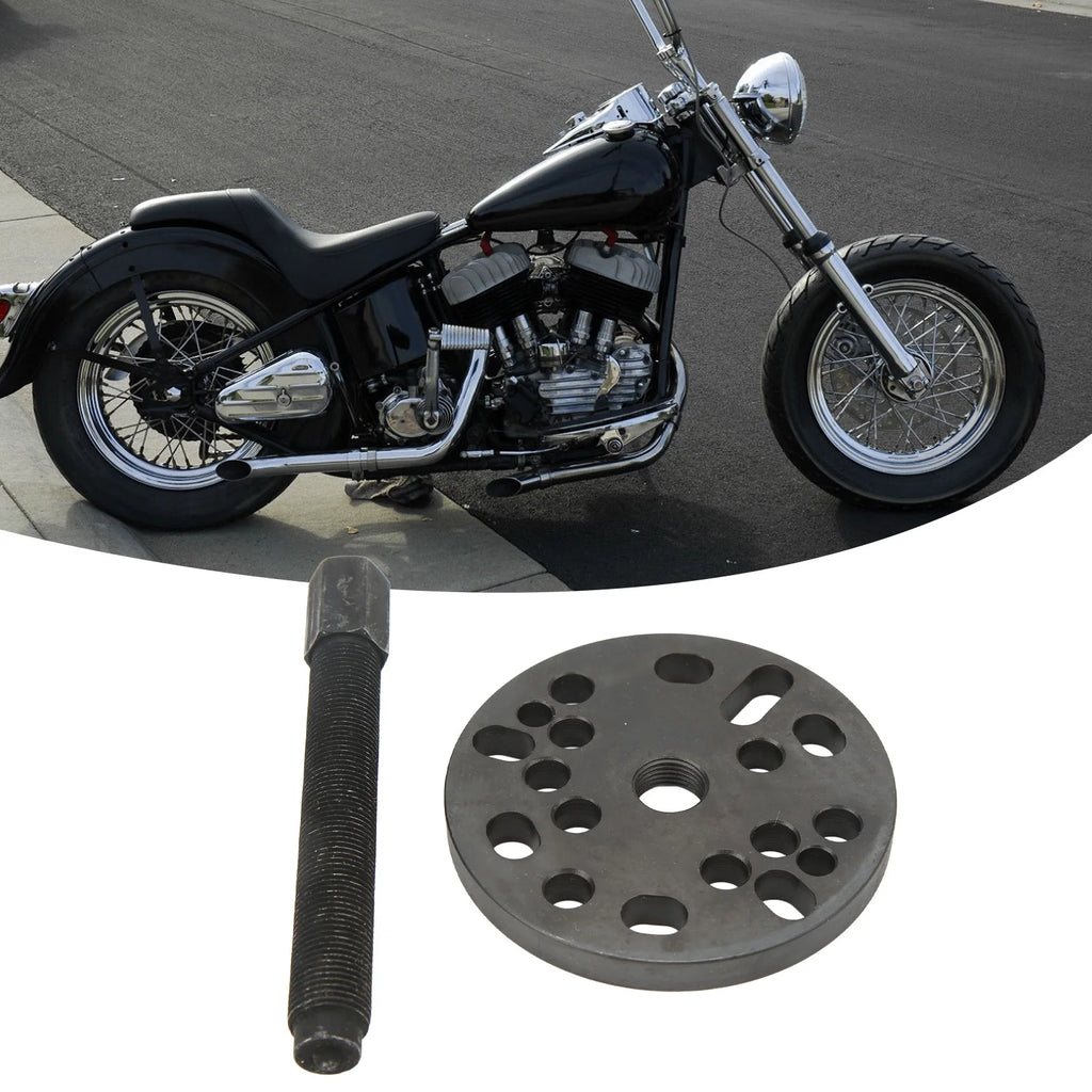 Motorcycle Clutch Hub and Alternator Puller Carbon Steel for Big Twins Motorcycle Manual Repair  - Automotive LED Light
