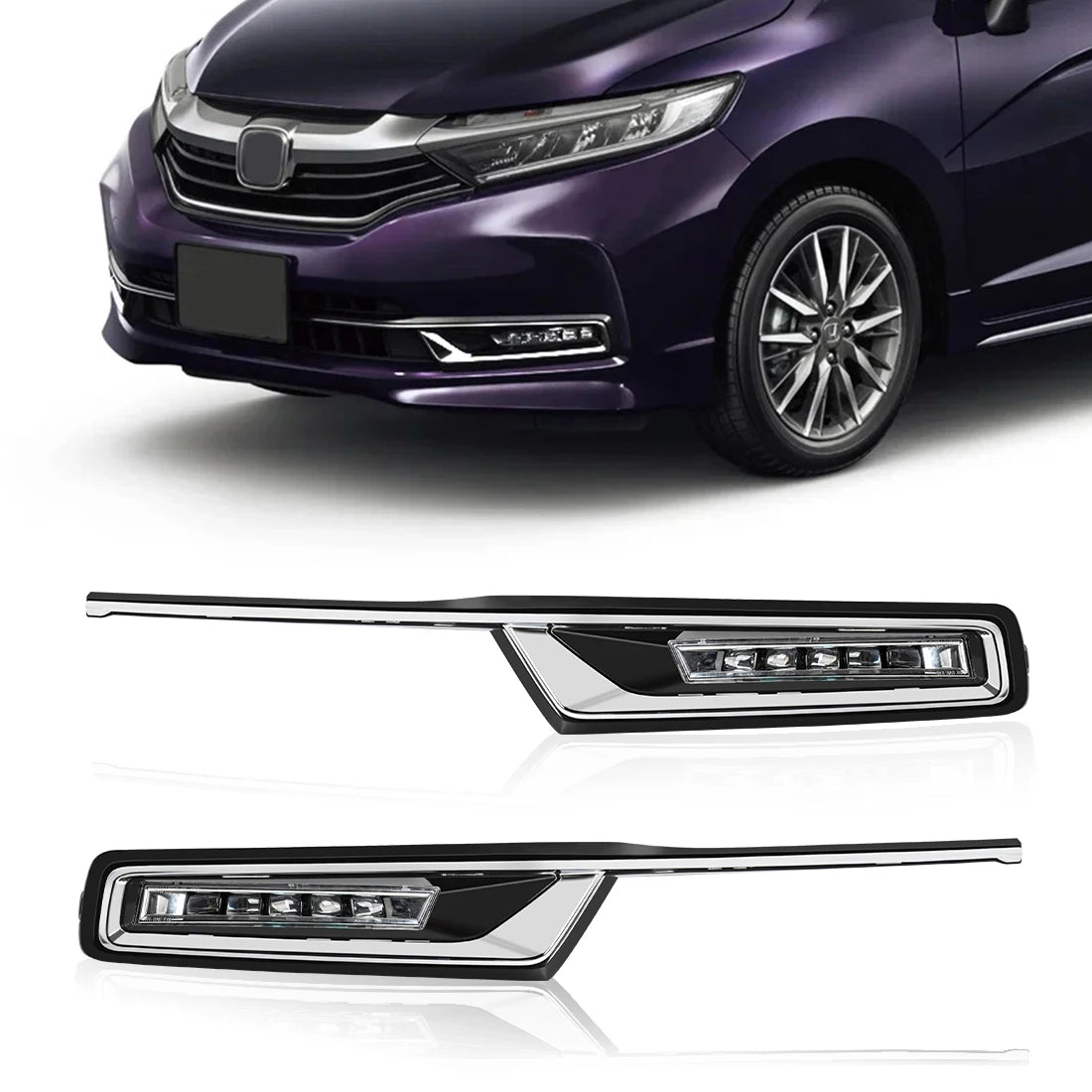Led DRL For Honda Fit Shuttle 2019 2020 2021 2022 2023 2024 Daytime Running Lights Auto Fo | AUTOKITSHOP