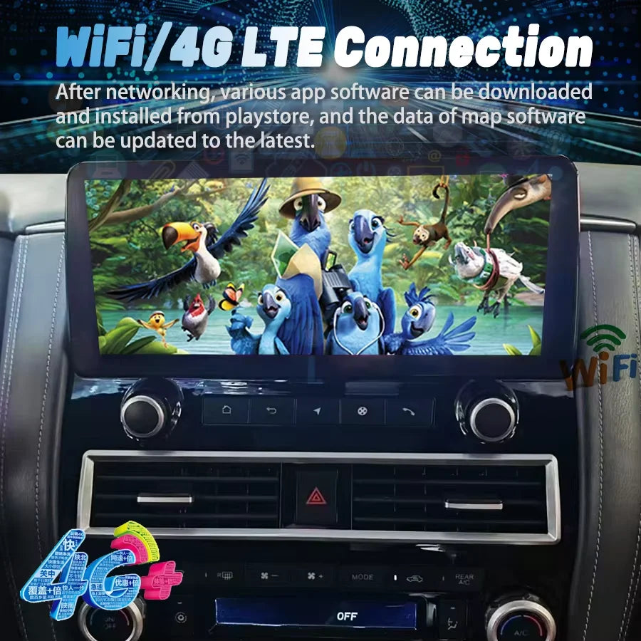 12.3inch Android 15 Car Radio For Nissan Patrol Y61 Y62 GPS Multimedia Video Player Carpla | AUTOKITSHOP