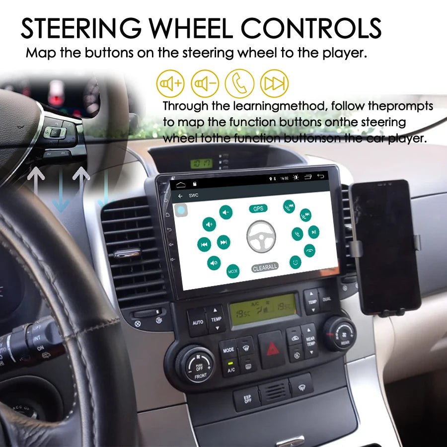 Multimedia Video Player 128GB 256GB Car Radio For KIA Carnival Sedona Android 14 2007 2008
