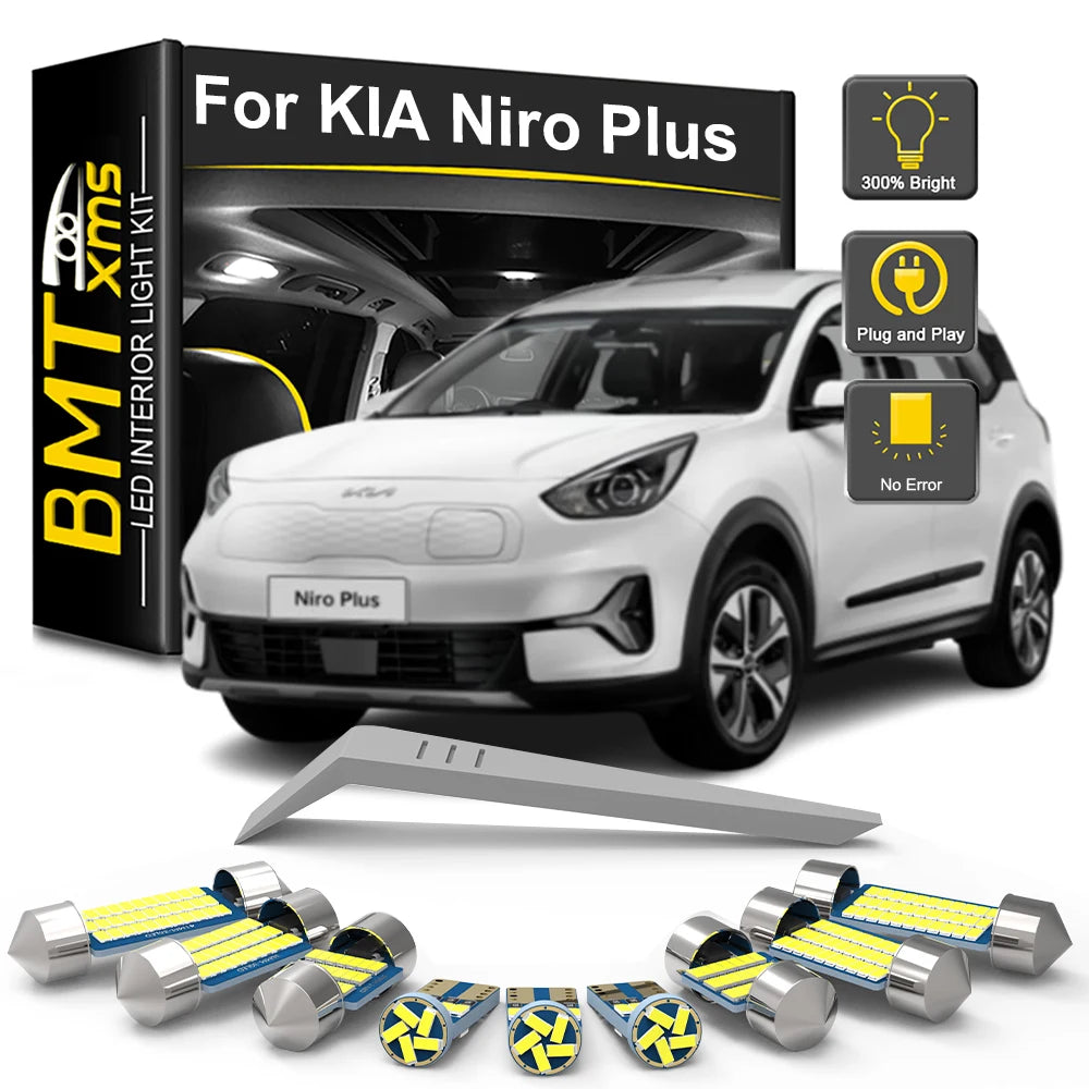 10-Piece LED Interior Light Kit for KIA Niro Plus PBV - Canbus Error-Free Bulbs | AUTOKITSHOP
