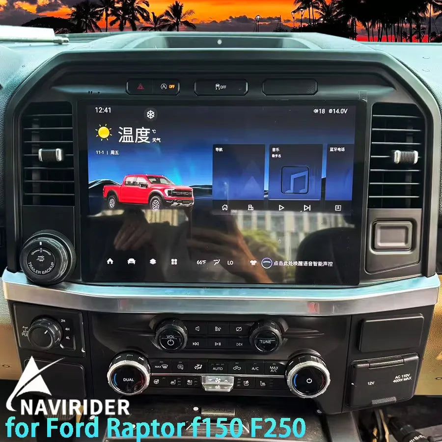 2025 NEW 13.3" Screen Andorid Car Radio For Ford Raptor F150 F250 F350 F450 F650 2015-2024 | AUTOKITSHOP
