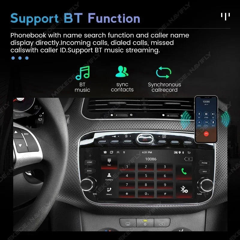 2 Din Android Video Player for Fiat Linea Punto EVO 2012-2015 Carplay Car Radio Autoradio  | AUTOKITSHOP