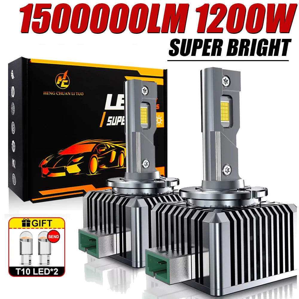 D1S D3S LED Headlights 1:1 Car Lamp Xenon HID D2S D4S D8S D1R D2R D3R Turbo 30000LM Auto B
