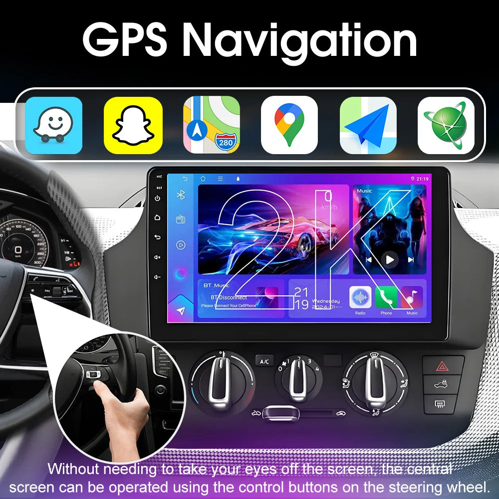 Stereo Head Unit For VW Volkswagen UP！2017 2018 2019 2020 2021 - 2023 Android 16 Multimedi | AUTOKITSHOP