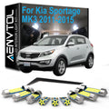 11-Piece LED Interior Light Kit for Kia MK3 - Canbus Error-Free Interior Bulbs