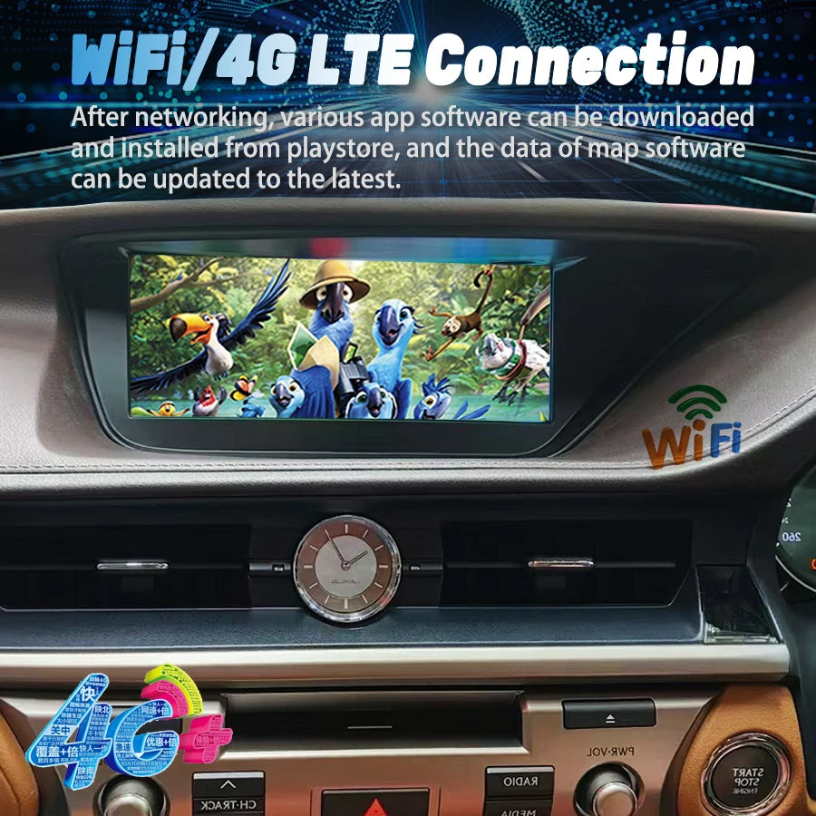 Car Radio RDS Carplay DSP For Lexus ES350 ES400 ES250 ES300h 2013-2017 CarPlay Stereo 10.2