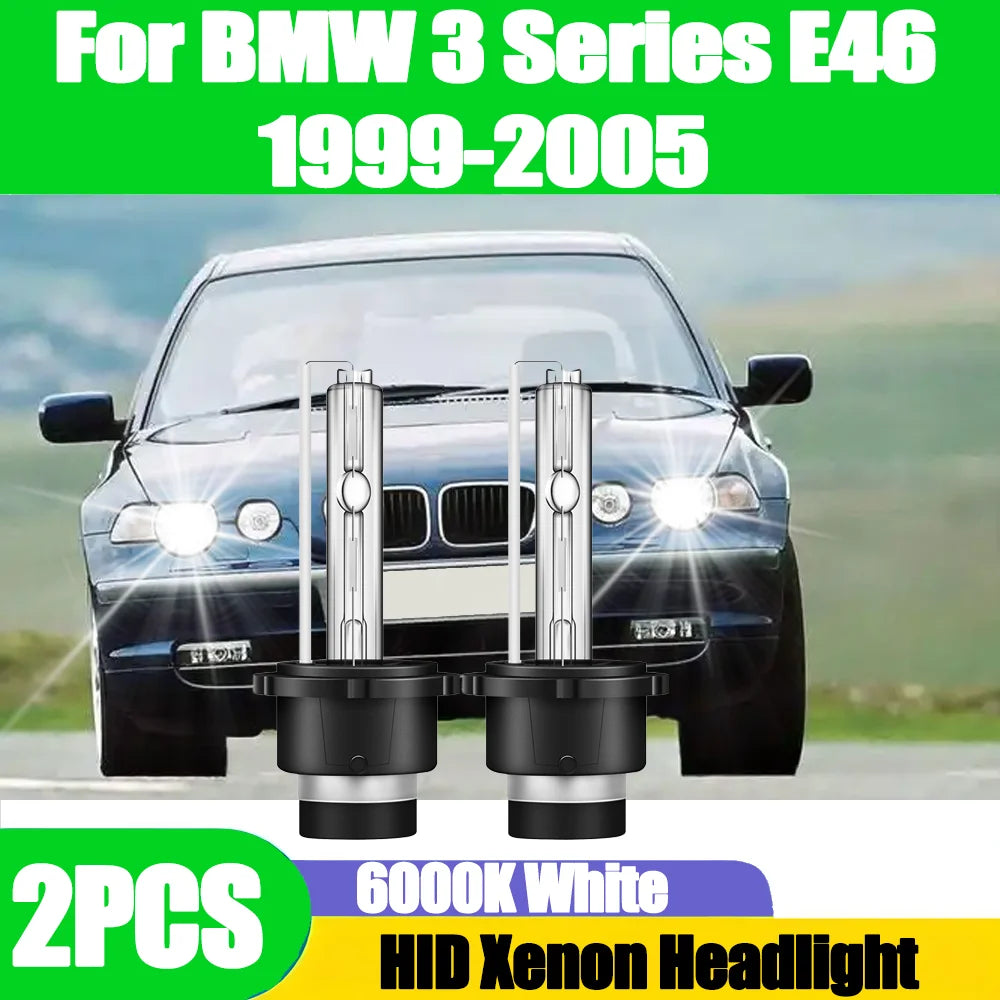 D2S HID Xenon Lamp Bulbs 20000LM High Power 6000K Super White Plug And Play Xenon Headligh