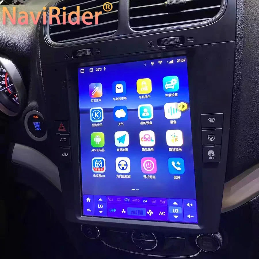 Car Radio For Dodge Journey Fiat Freemont 2012-2020 Android Screen Carplay Audio Multimedi