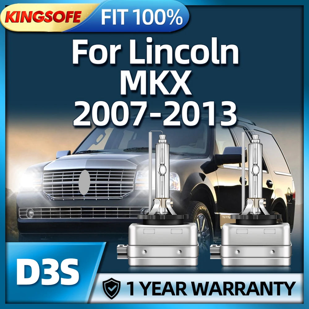 12V 35W HID Xenon Lamp D3S Car Headlight 6000K Replacement bulbs For Lincoln MKX 2007 2008