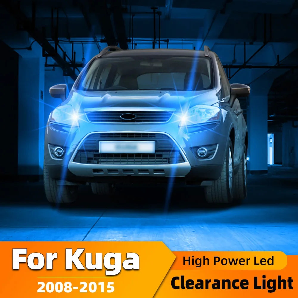2-Piece LED Interior Light Kit for Ford Kuga 1 2 Accessories - Canbus Error-Free Bulbs | AUTOKITSHOP