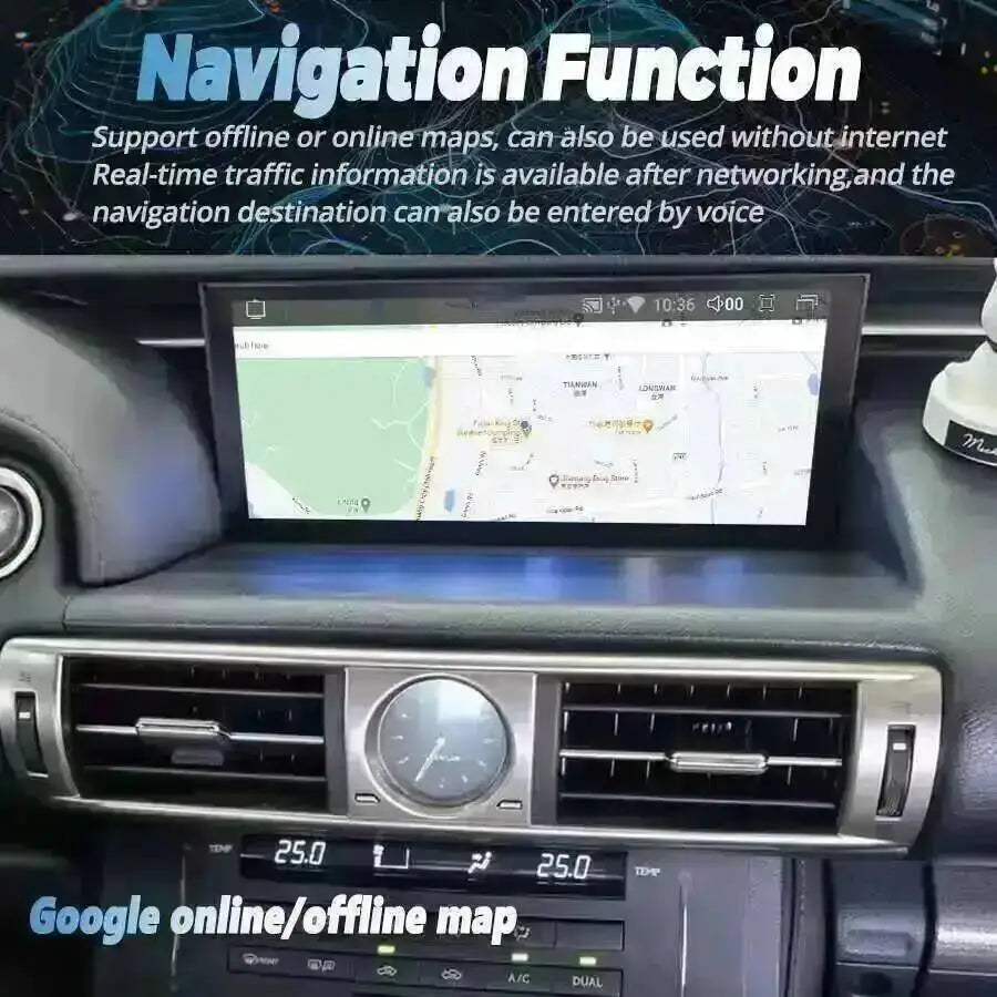 Screen For Lexus IS RC 200 250 200t 300h 2013-2020 Car Multimedia Player DSP Android 14 Ca