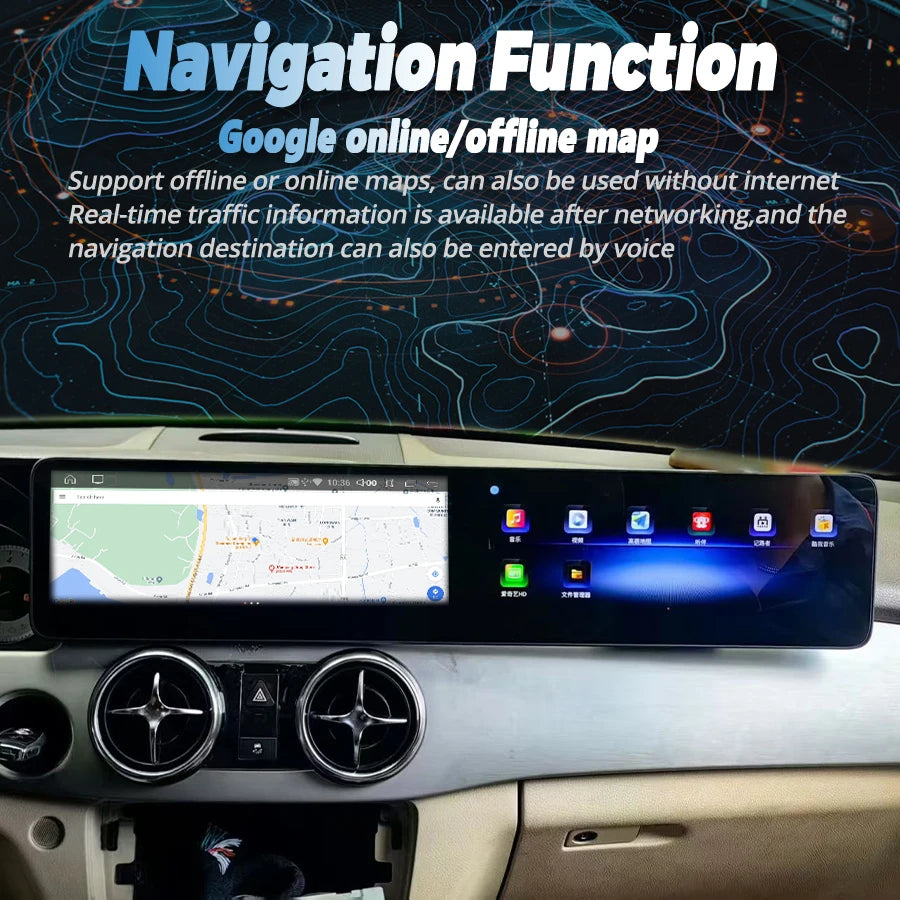 RGB - Ambient Light - for Mercedes X204 2008-2015 - Car Interior Lighting | AUTOKITSHOP