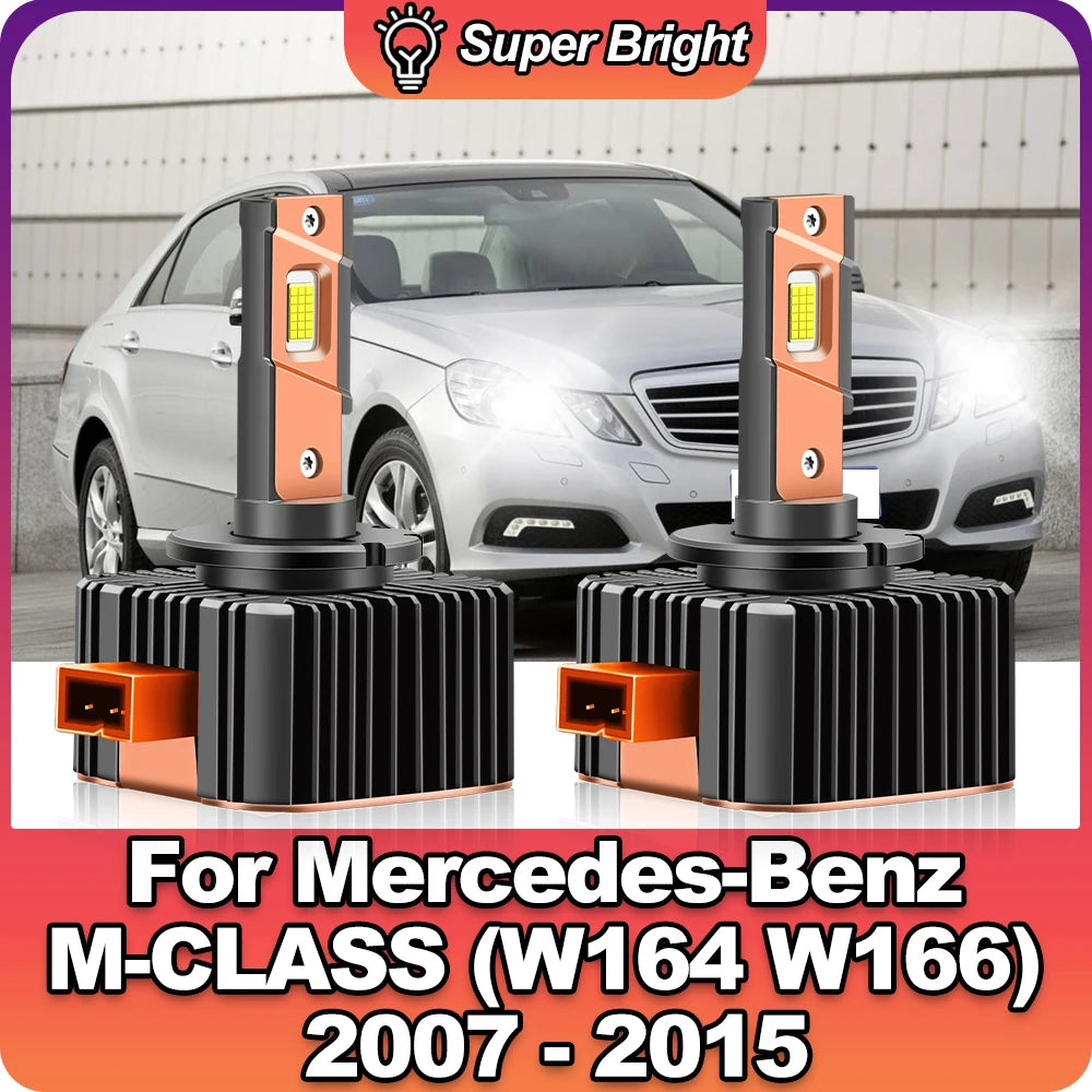 D1S LED Car Headlights Bulbs 30000LM HID 1:1 For Mercedes-Benz M-CLASS (W164 W166) 2007 20
