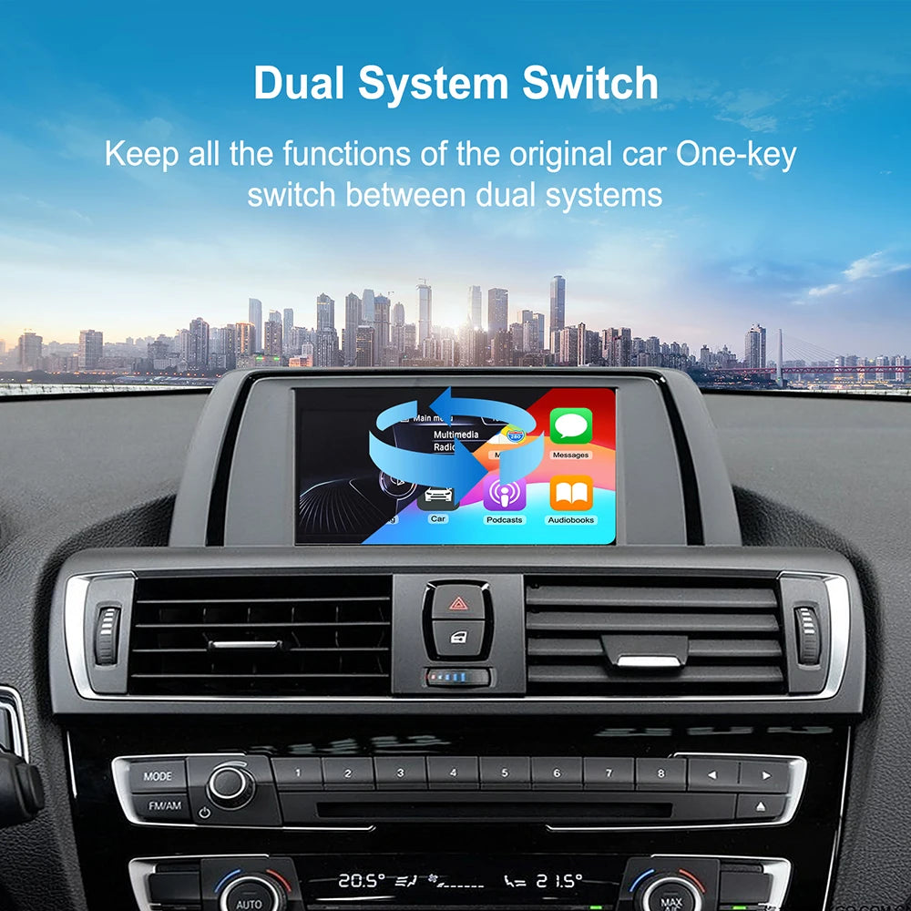 Wireless CarPlay Android For BMW CIC NBT System For BMW 1 2 3 4 5 6 7 Series X1 X3 X4 X5 X