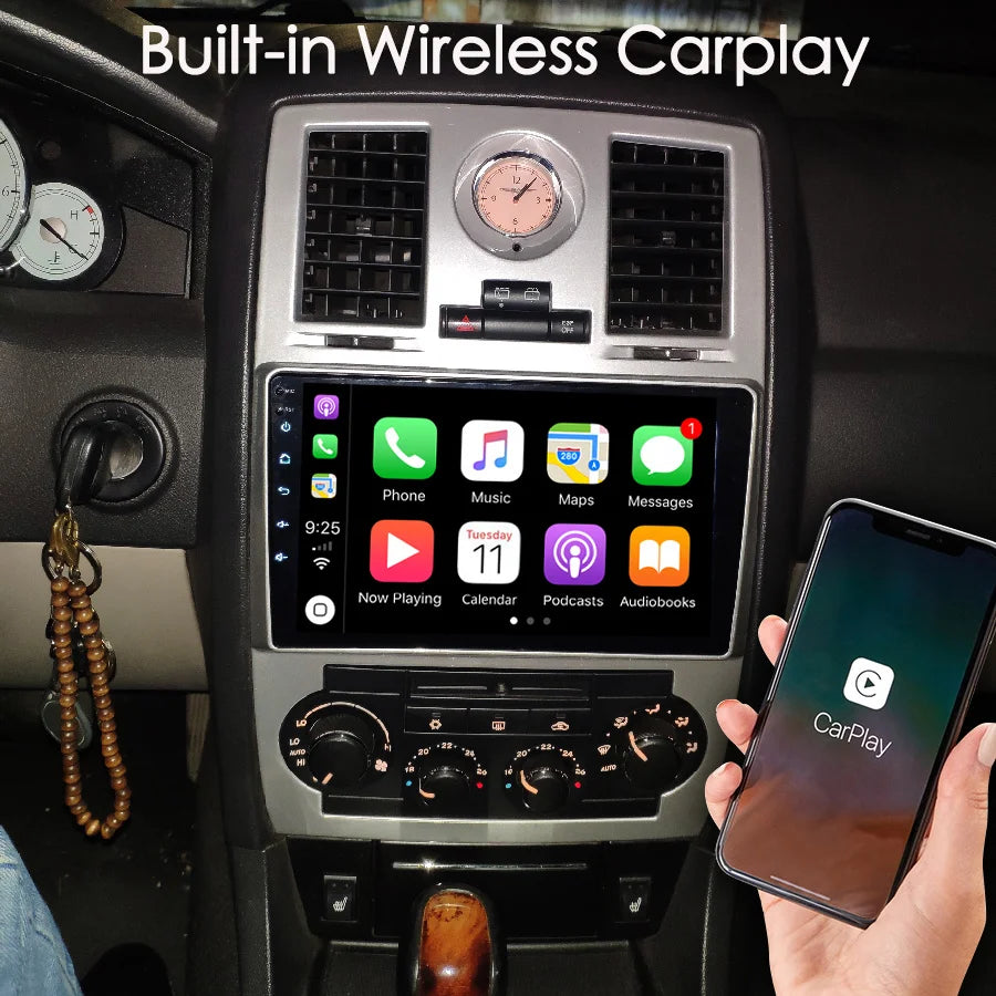 8+128GB Car Radio 2Din Android 14 Multimedia Player Auto audio For Chrysler Aspen 300C 200