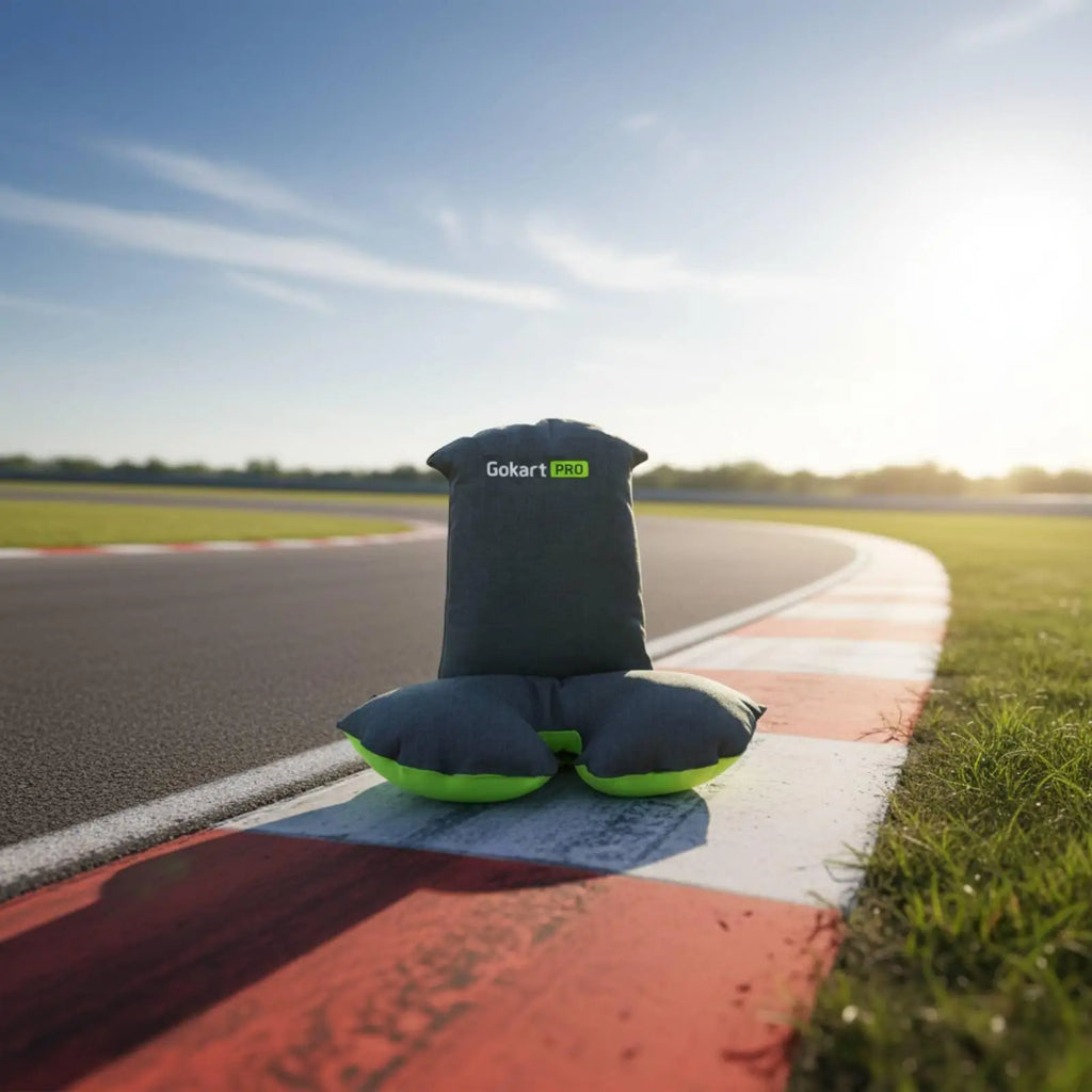 Anti Slip Kart Seat Cushion Ergonomic Go Kart Pad Full Support Accessory for Long Drive - Automotive LED Light