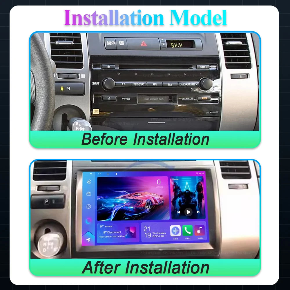 Android 16 For Toyota Prius 20 2002 2003 2004 2005 2006 2007 2008 2009 Car Radio Carplay A | AUTOKITSHOP