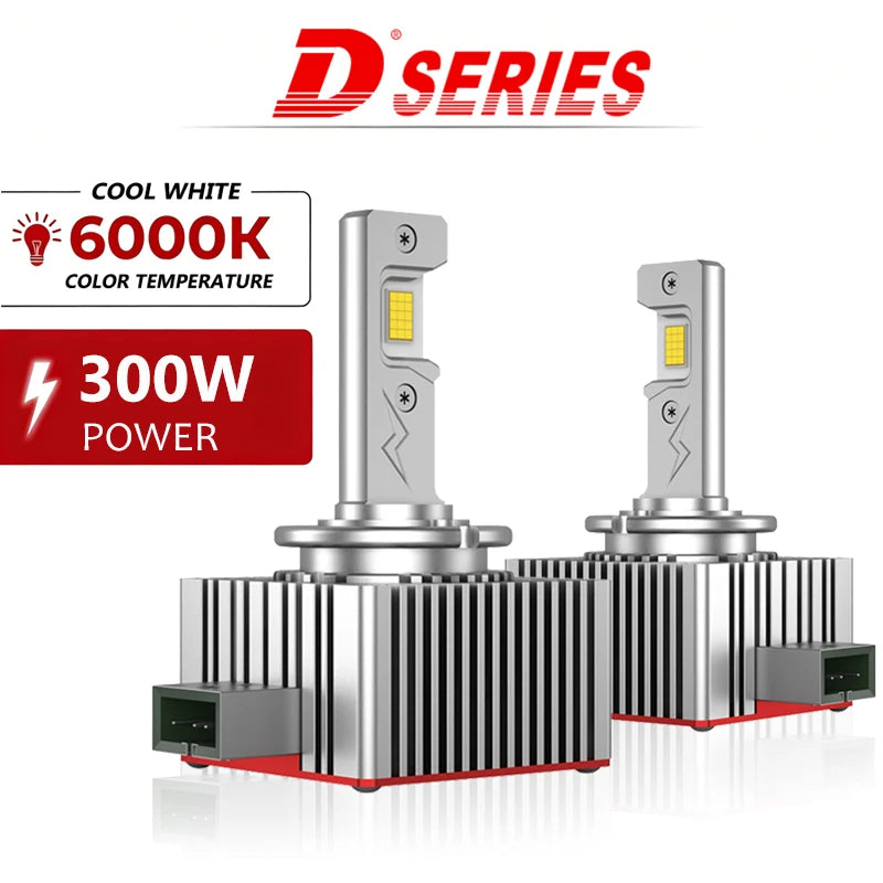 D SERIES D1S D3S LED Car Headlights Bulbs 30000LM D2S D4S D8S D2R D4R Lamp Canbus No Error