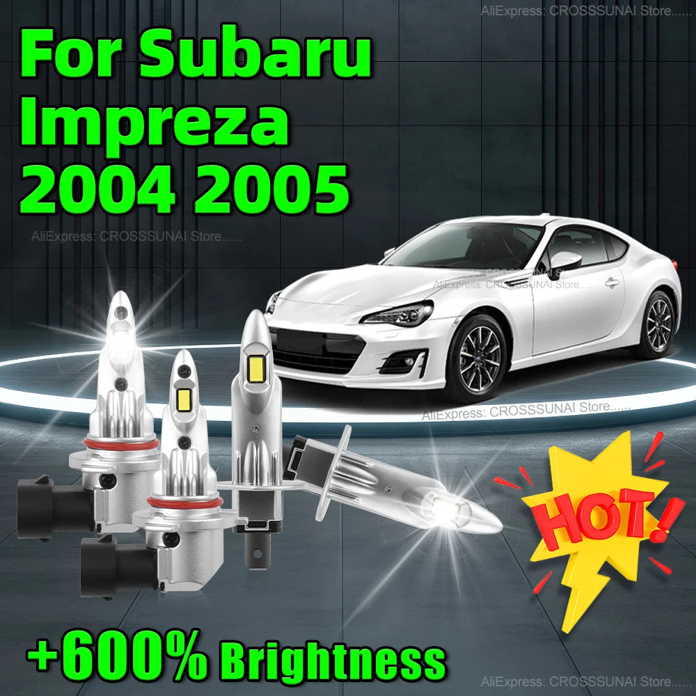 2/4Pcs LED Headlight 1:1 Size Plug and Play High Power Front Headlight 25000LM Headkamp Au