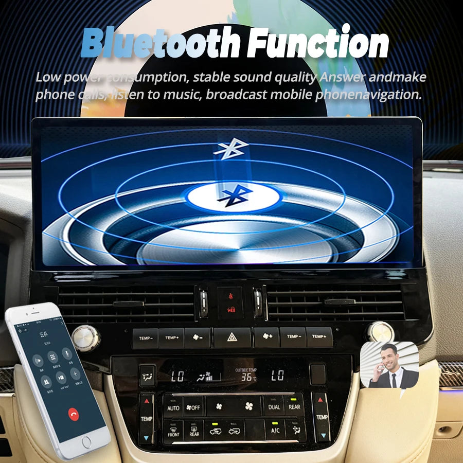 For Toyota Land Cruiser 200 2008-2021 LC200 Upgrade LC300 Android Screen Carplay Car Multi | AUTOKITSHOP
