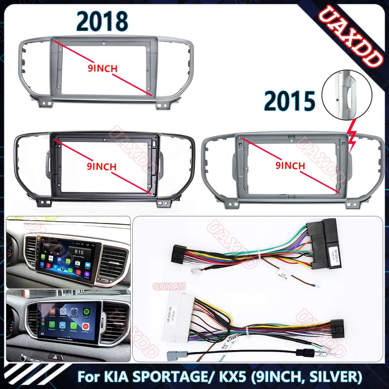 Car DVD Player Radio Android Stereo for 2015 KIA Sportage KX5 9INCH Harness Screens Naviga