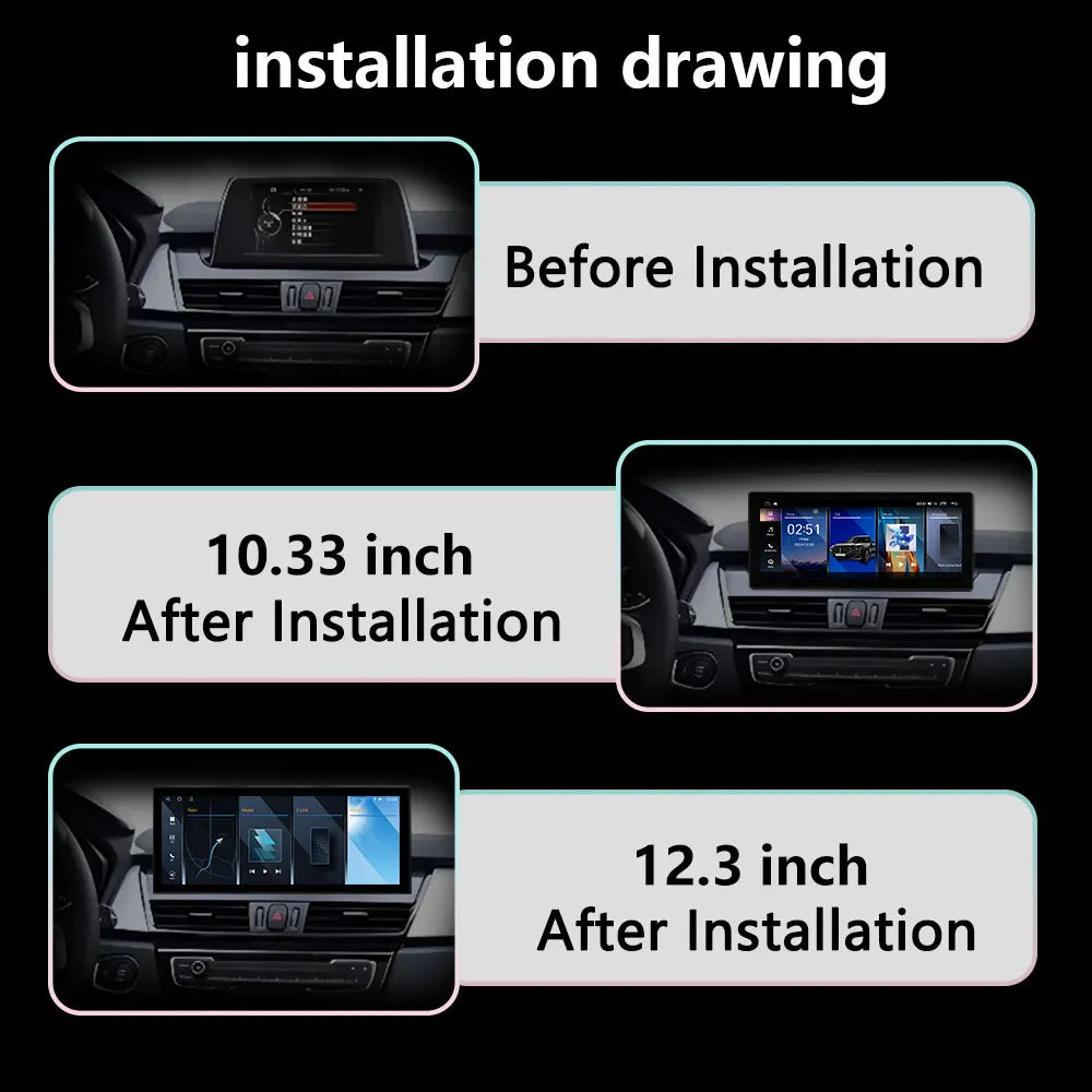 Car radio For BMW 2 Series F45 F46 2014 - 2018 EVO/NBT System Wireless CarPlay Android Aut