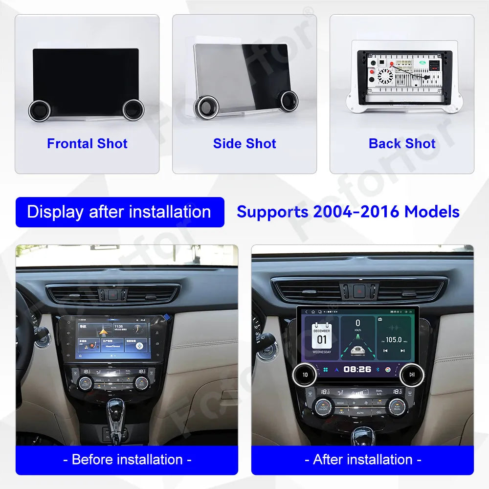 Supreme Luxury Vision Pro 11.5 Inch Android 15 HD Touch Wireless CarPlay GPS Stereo Head U
