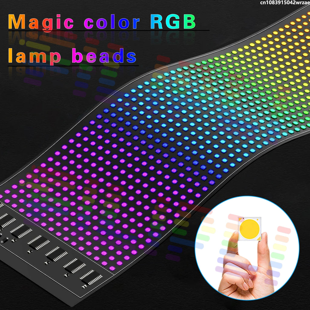 Truck Eye LED DIY Matrix Pixel Panel led Display Car Sign Animation Bluetooth App Control  | AUTOKITSHOP