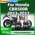 For Honda CBR500R 2013 2014 2015 2016 2017 Motorcycle H7 LED Headlight Bulbs 20000Lm COB w