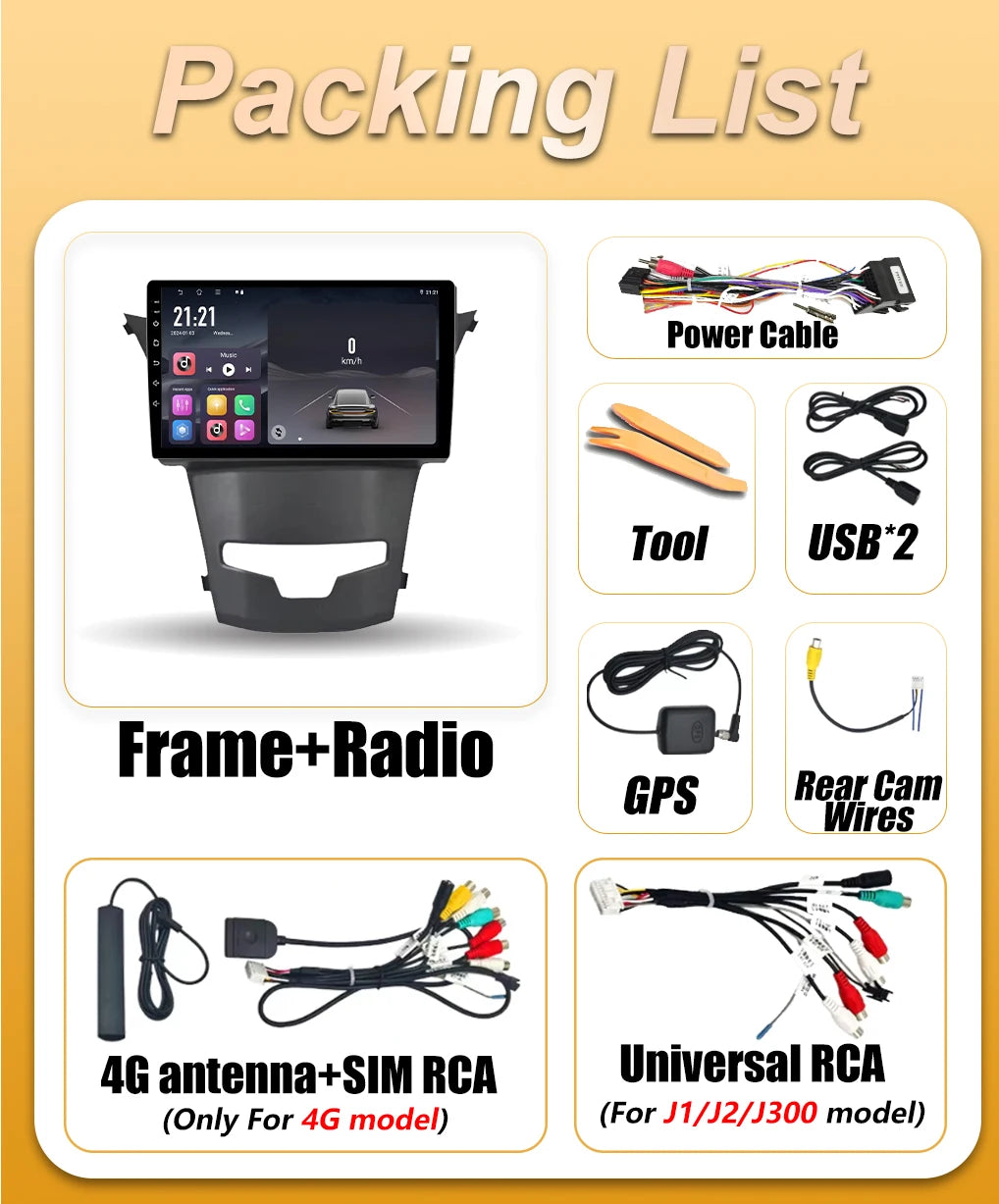 Android Auto Car Radio For SsangYong Korando 3 Actyon 2 2013 2014 2015 2016 2017 Carplay M | AUTOKITSHOP