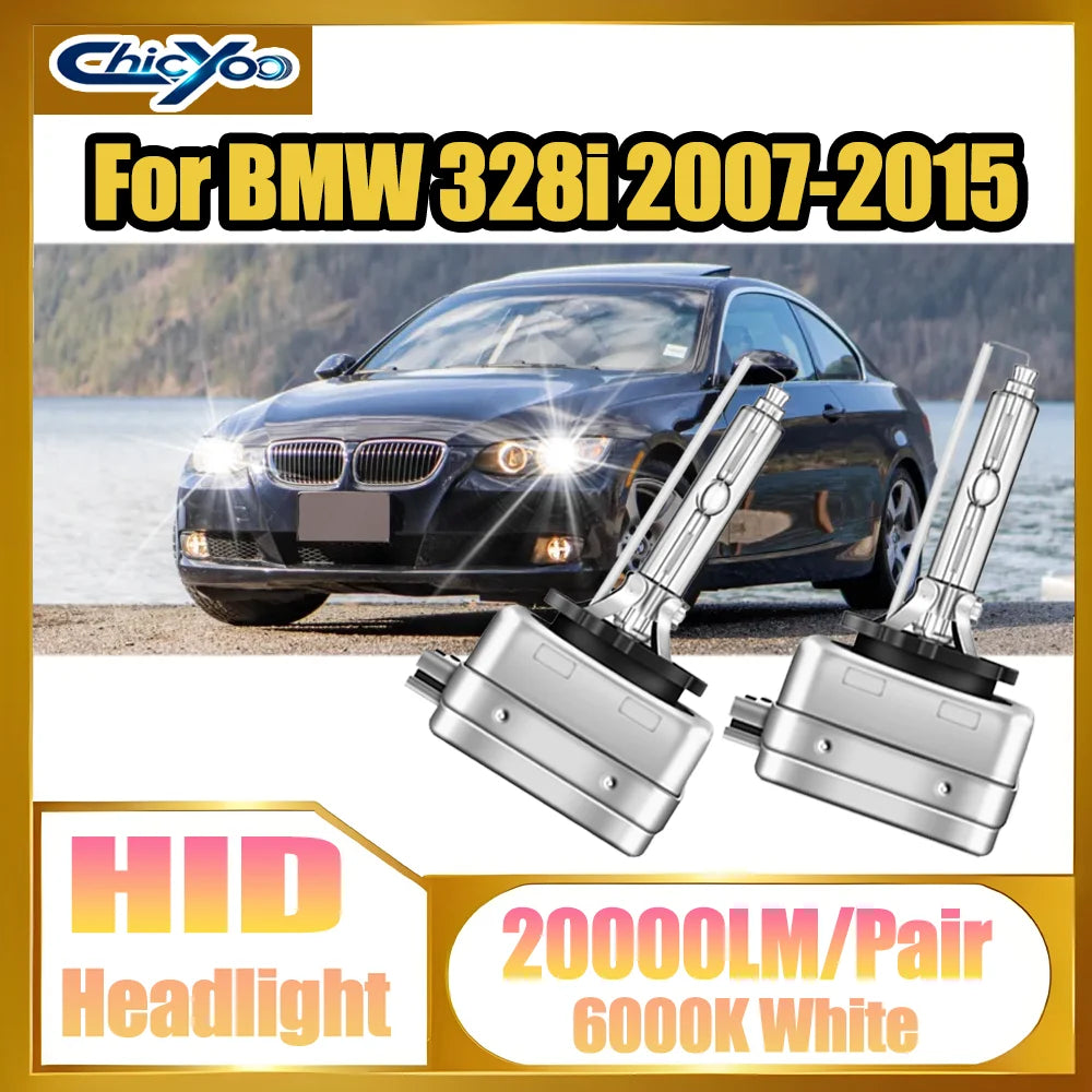 2X Canbus LED Headlights 20000LM 35W D1S HID Xenon Headlamp Bulbs 12V For BMW 328i 2007 20