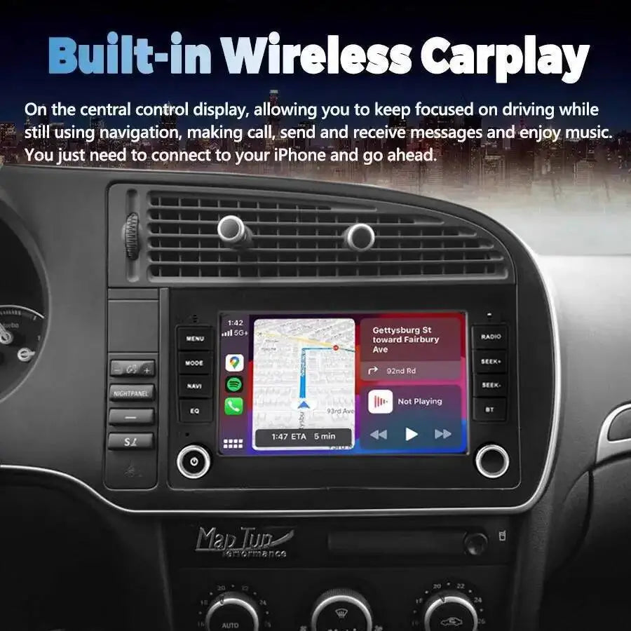 Auto Carplay Head Unit 7inch Android 15 Screen Car Radio For SAAB 9-3 93 2005-2008 Multime