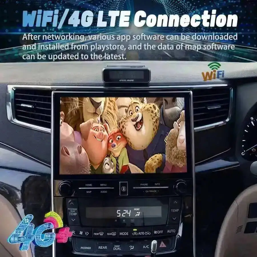 11.5 Inch CarPlay Head Unit Navigation for Toyota VELLFIRE Alphard 2008-2014Screen Multime | AUTOKITSHOP